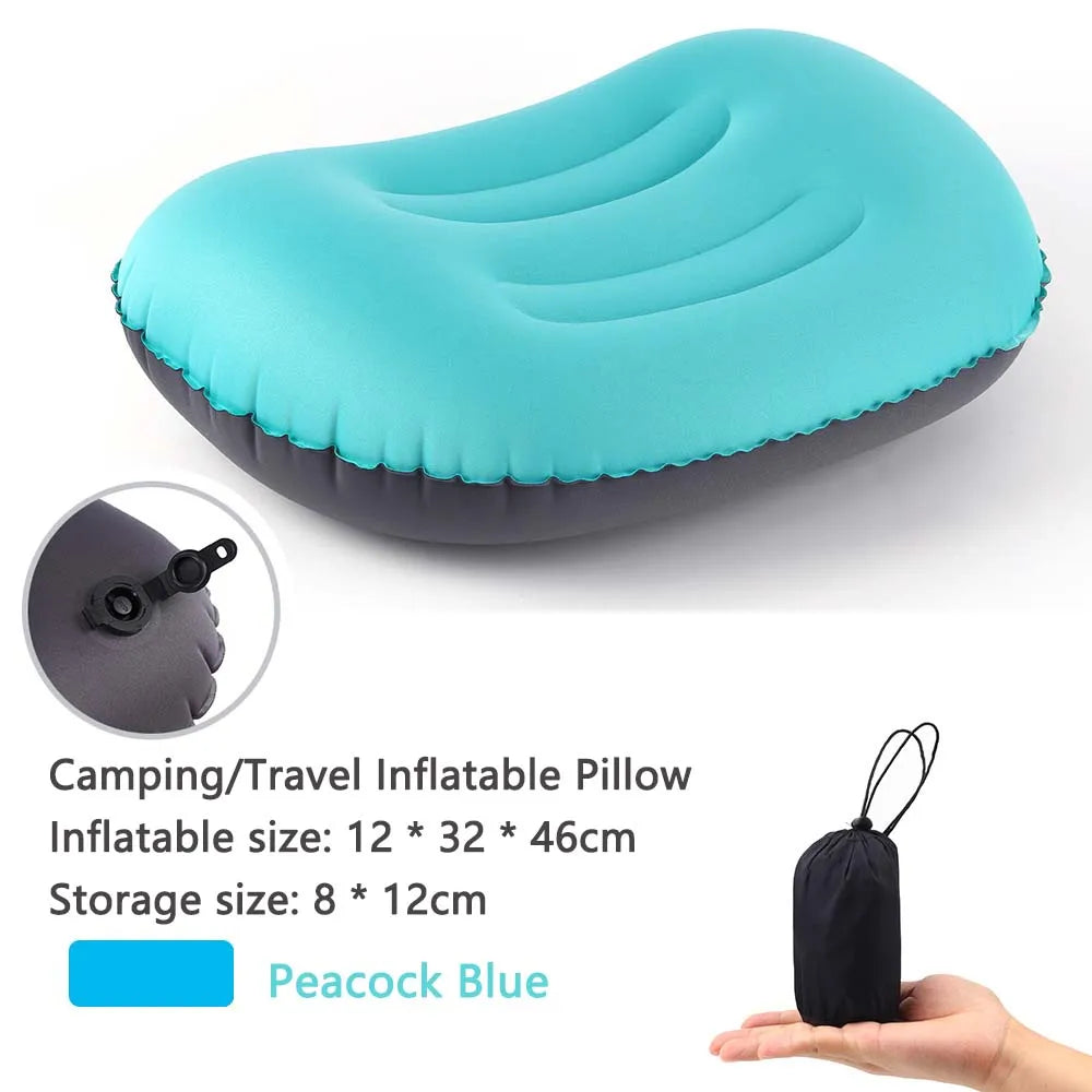 Compact Blow Up Travel Pillow