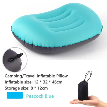 Compact Blow Up Travel Pillow