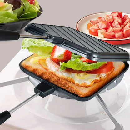 Easy Clean Double Sided Sandwich Maker Toaster