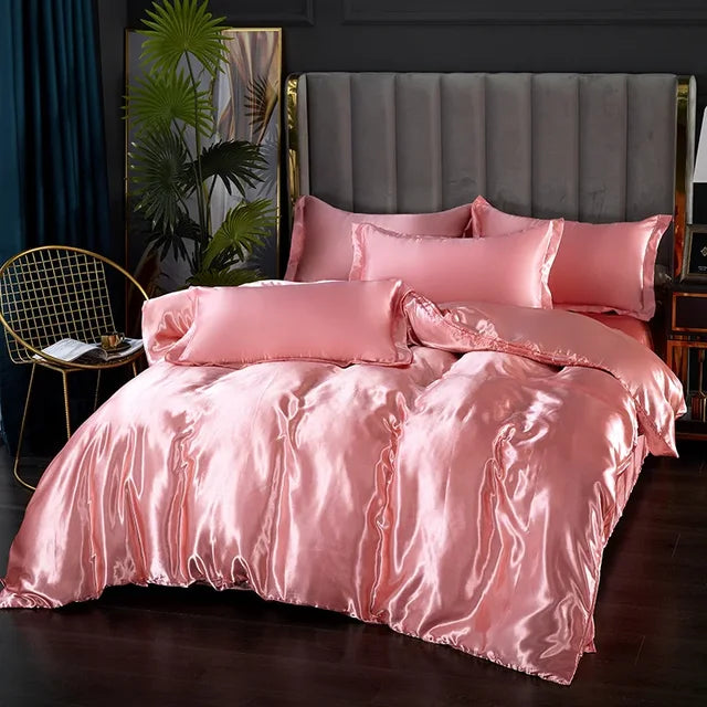 Luxurious Silk Bed Sheet Set