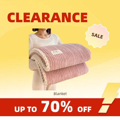 Cozy Plush Throw Blanket Soft Checkered Design - Luxicro