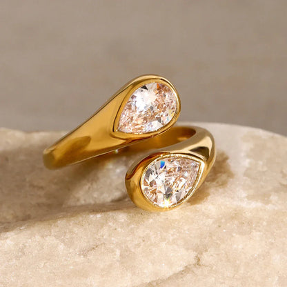 Shining Silver Halo Ring