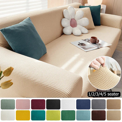 Soft Fit Couch Cover with Plush Design - Luxicro