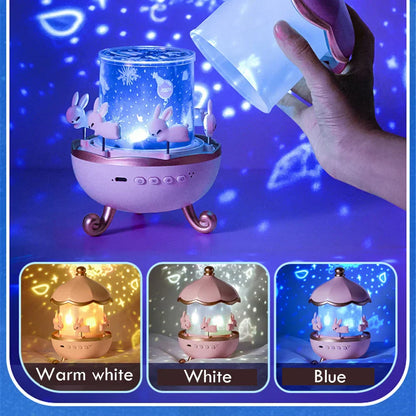 Fun Bunny LED Nursery Nightlight Projector