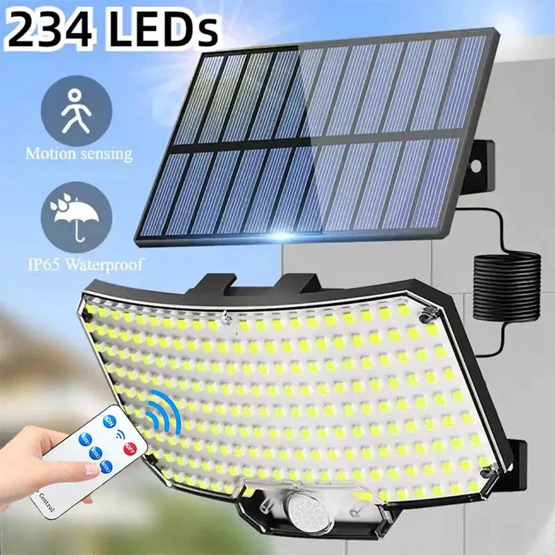 Bright Outdoor Solar Spotlight with Motion Sensor