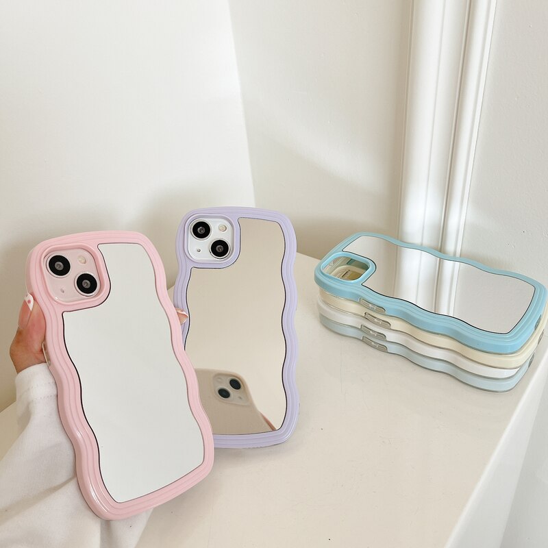 Stylish Wave LED Mirror Phone Case