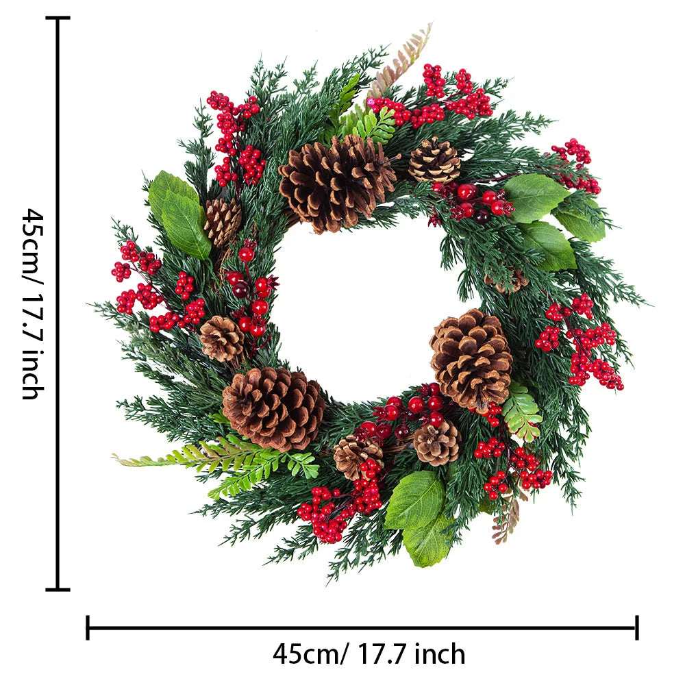 Beautiful Christmas Cranberry Door Wreath