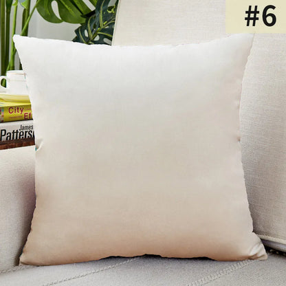 Plush Velvet Pillowcase for Luxury Living Rooms