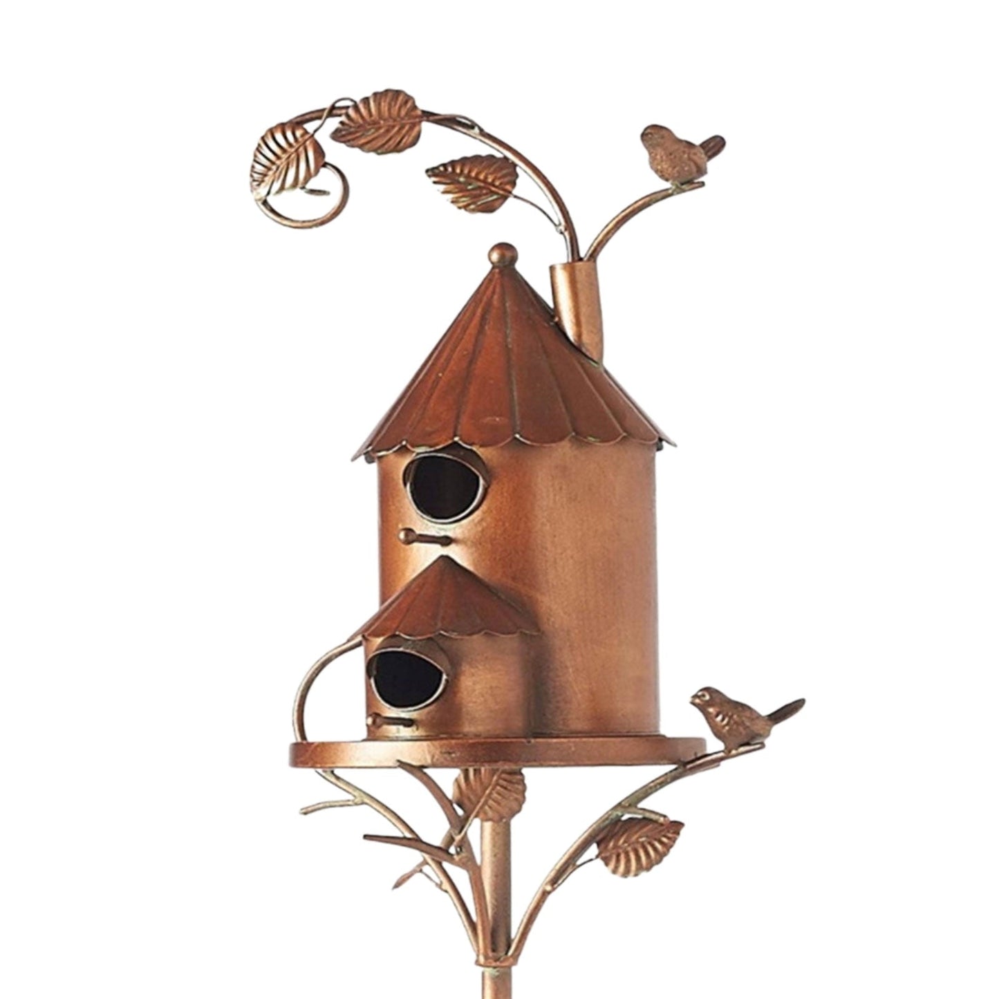 Garden Metal Bird Feeder on Pole