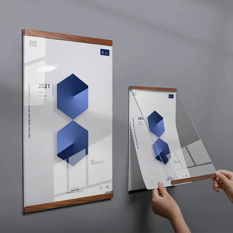 Modern Magnetic Picture Frame Easy Hang Wall Decor - Luxicro