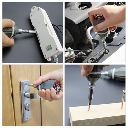 Compact Adjustable Magnetic Multi Bit Screwdriver Set