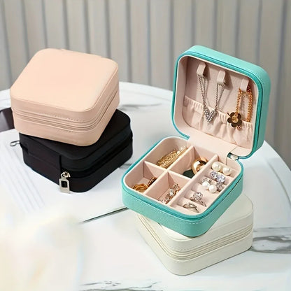 Compact Travel Jewelry Storage Case