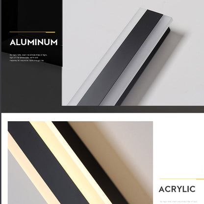 Slim Modern LED Wall Light Fixture