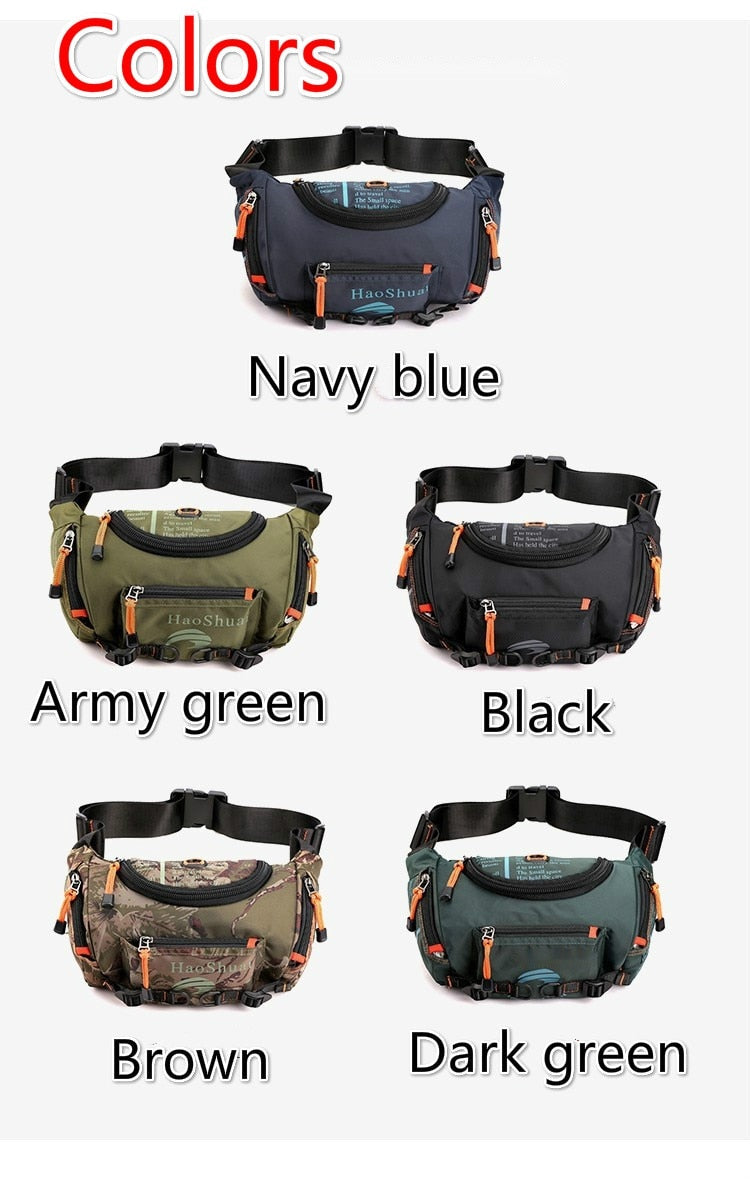 Waterproof Cargo Style Storage Waist Bag