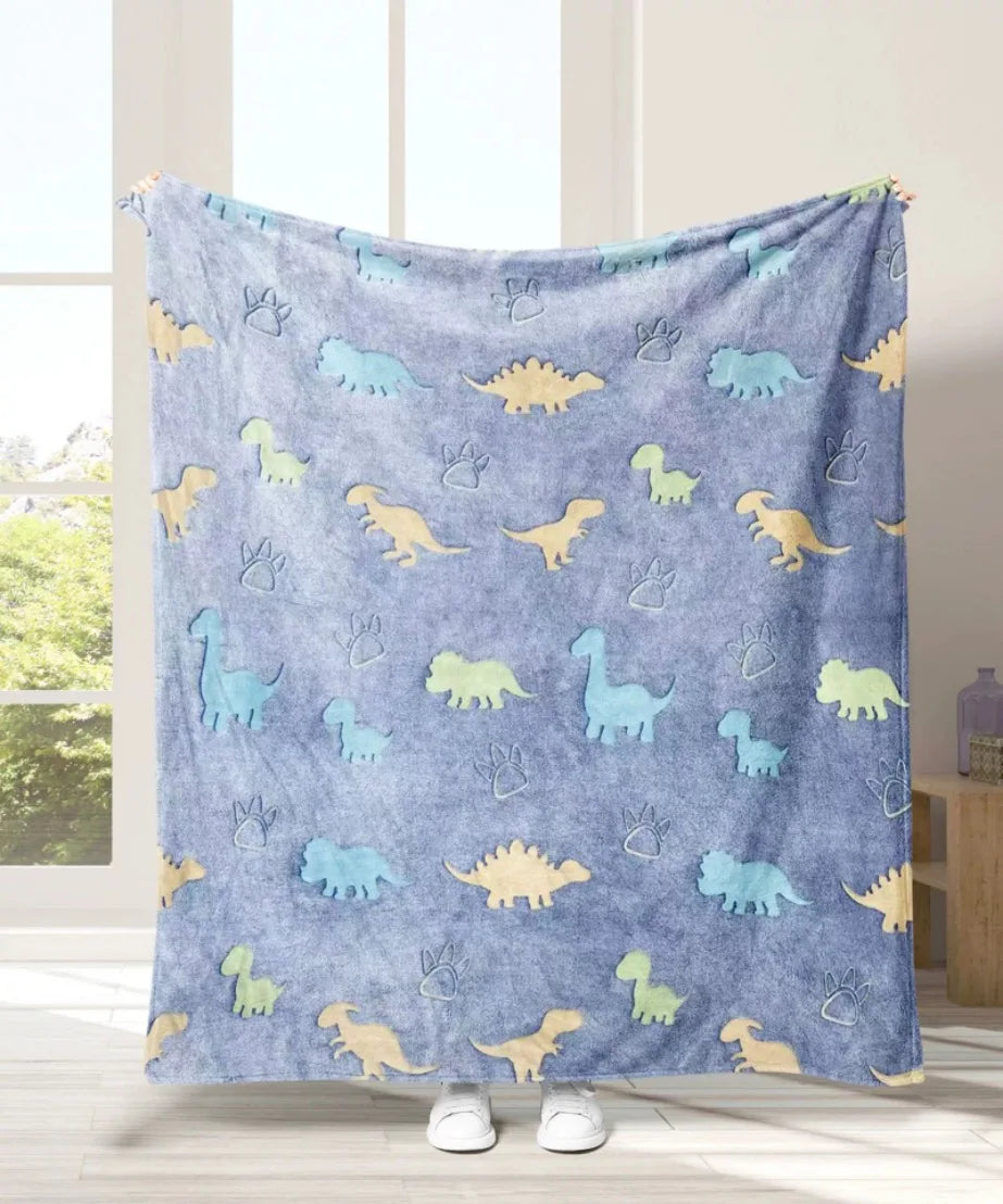 Cozy Night Blanket with Cute Star Pattern