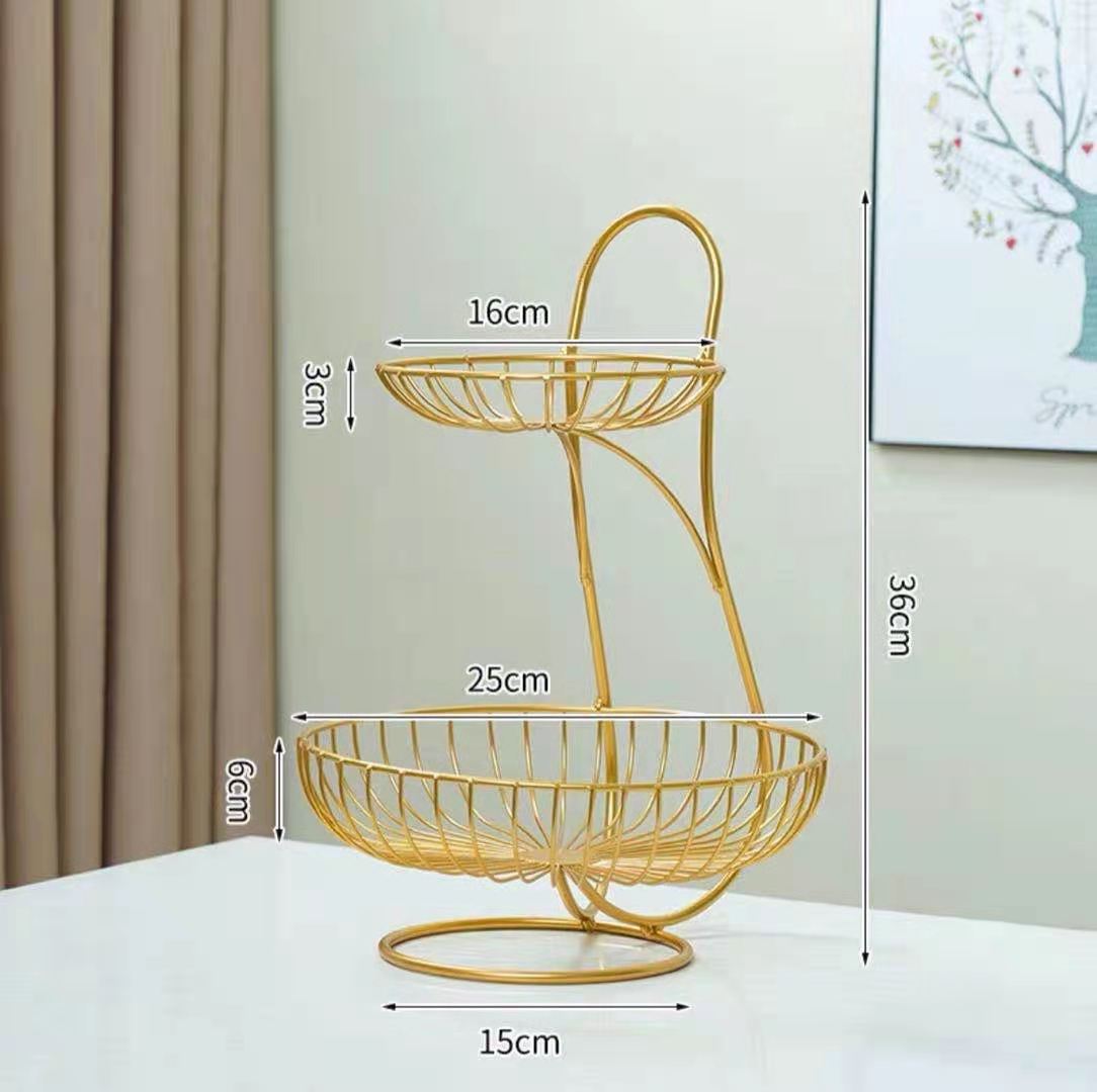 Stackable Kitchen Food Organizer Basket - Luxicro