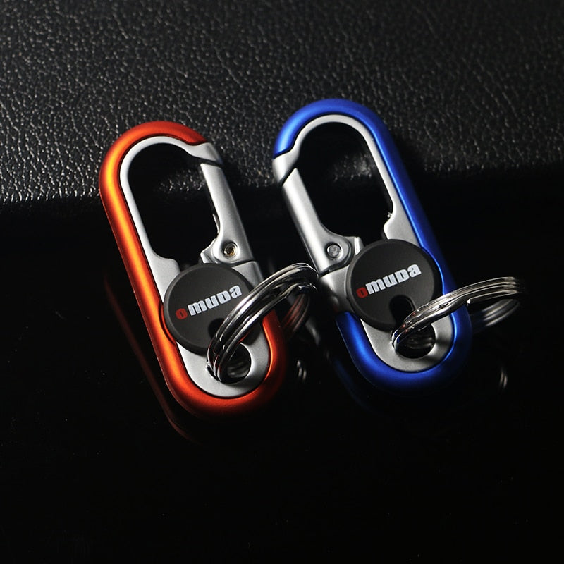 Durable Stainless Steel Keychain Ring Holder