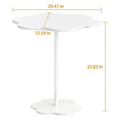 Unique White Side Table