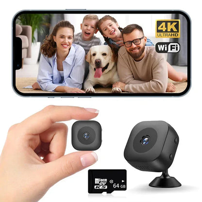 Compact Wireless Security Camera with Motion Alert