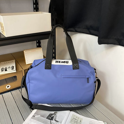 Large Capacity Leather Tote Handbag