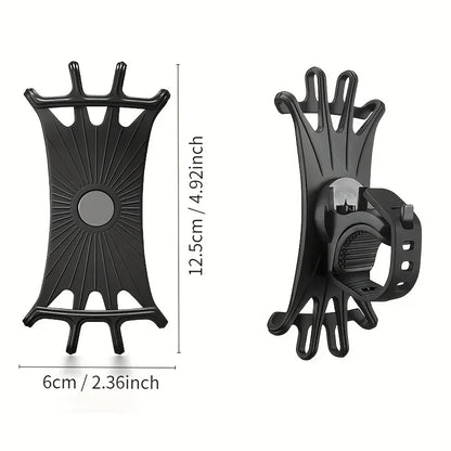 Adjustable Bike Phone Holder 360 Degree Soft Grip