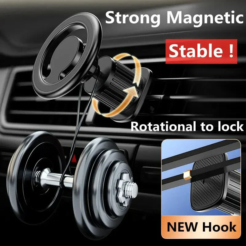 Easy Car Phone Holder with Powerful Magnetic Base