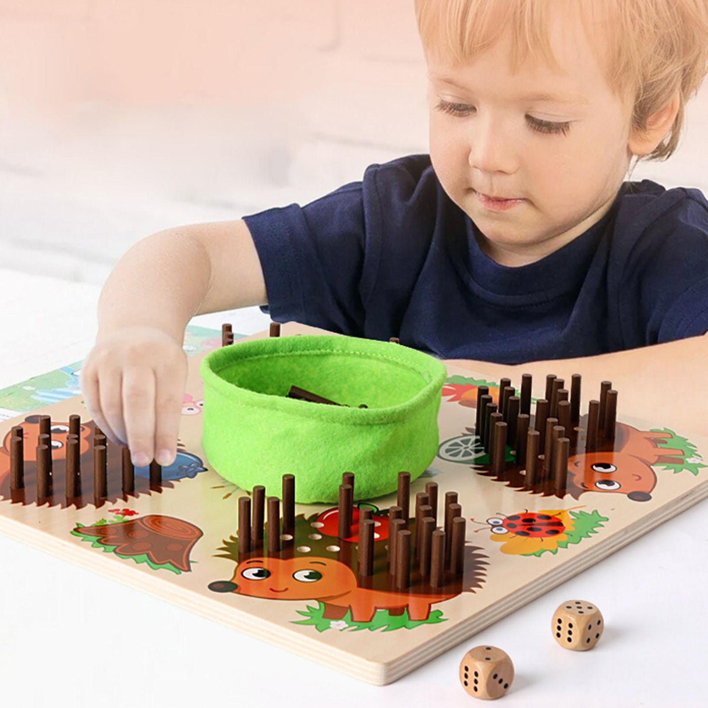 Educational Children's Hedgehog Puzzle Game
