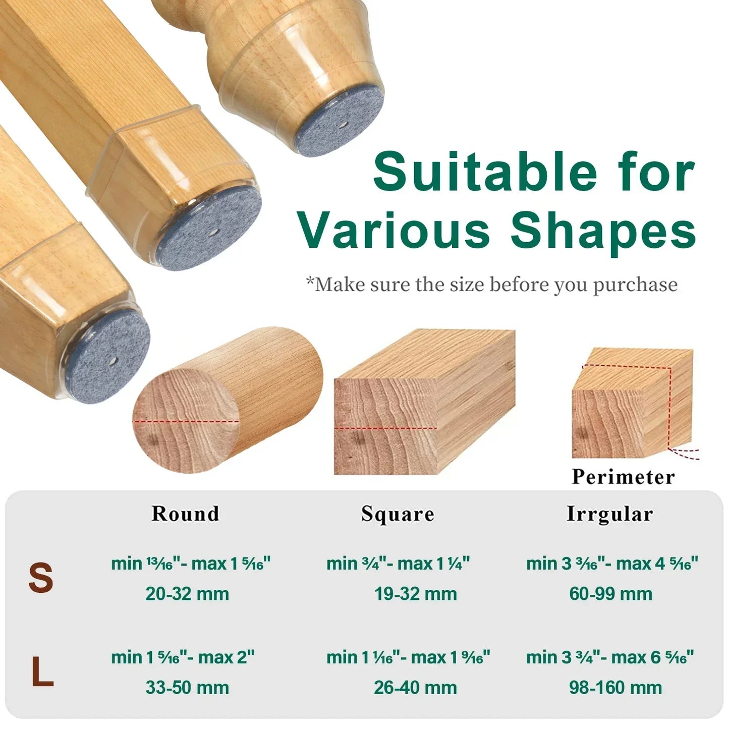 Furniture Leg Protector Floor Pad - Luxicro