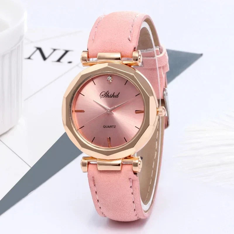 Luxury Diamond Quartz Watch