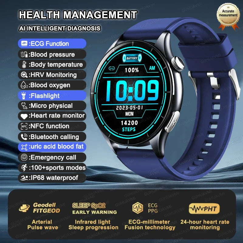 Advanced Fitness Tracker with Heart Rate and Blood Monitor