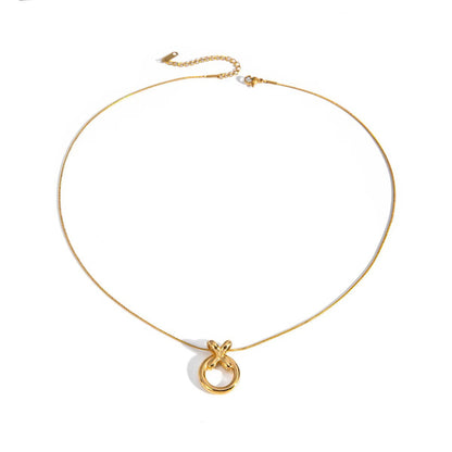 Elegant Bar Chain Kiss Necklace