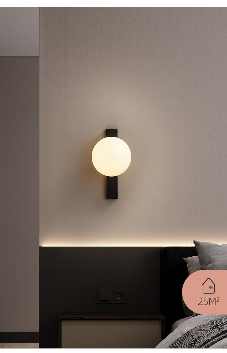 Modern Copper Estiluz LED Wall Light Fixture
