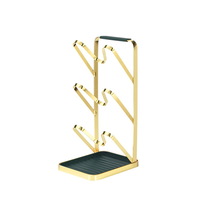Compact 3 Level Kitchen Pot Lid Holder Rack - Luxicro