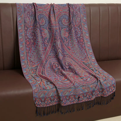 Soft Cashmere Women's Scarf with Warm Luxury Print