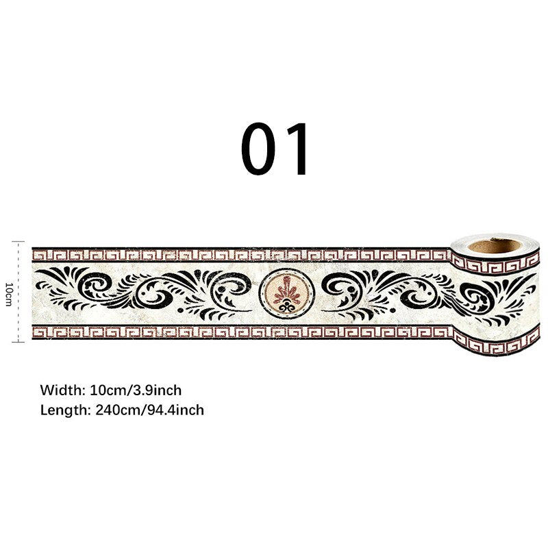 Easy Stick Waterproof Wall Border Tape - Luxicro