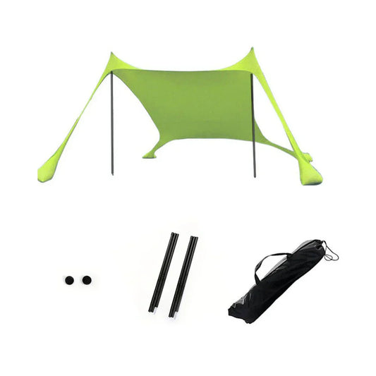 Big Outdoor Sun Shelter with UV Block & Water Resistant Top - Luxicro