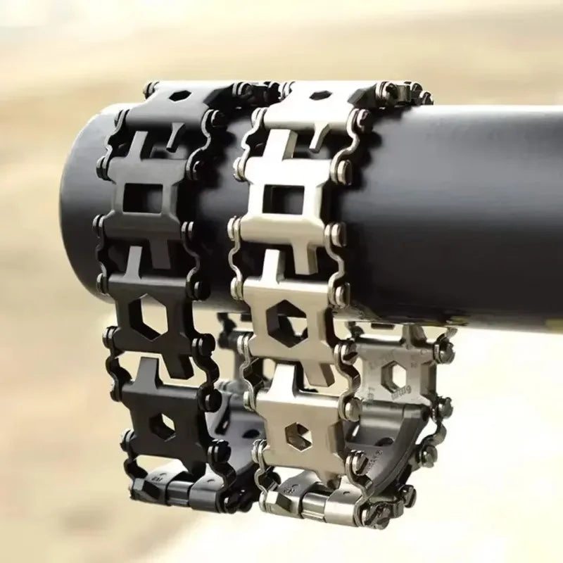 Tough Stainless Steel Survival Bracelet