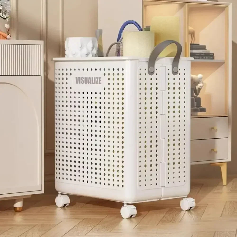 Space Saving Collapsible Laundry Hamper Basket
