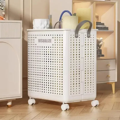 Space Saving Collapsible Laundry Hamper Basket