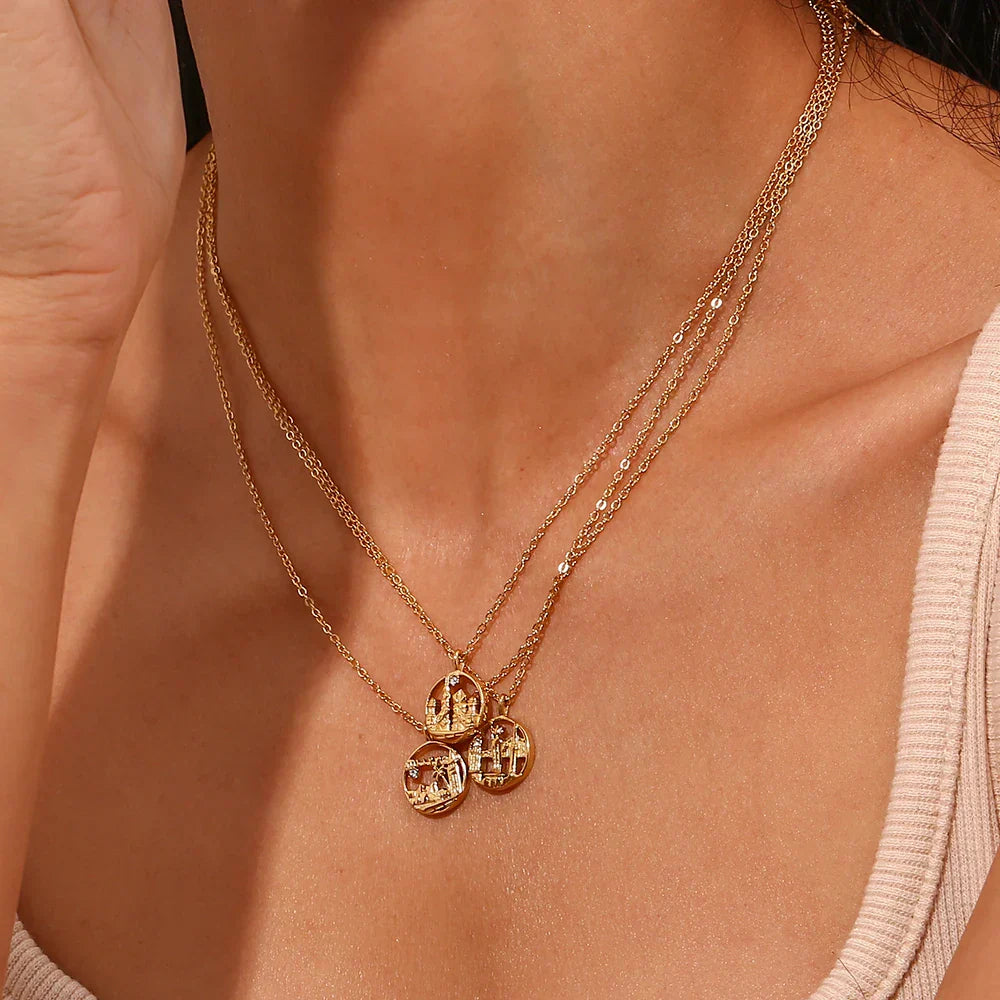 Luxury Adventure Traveller Chain Necklace