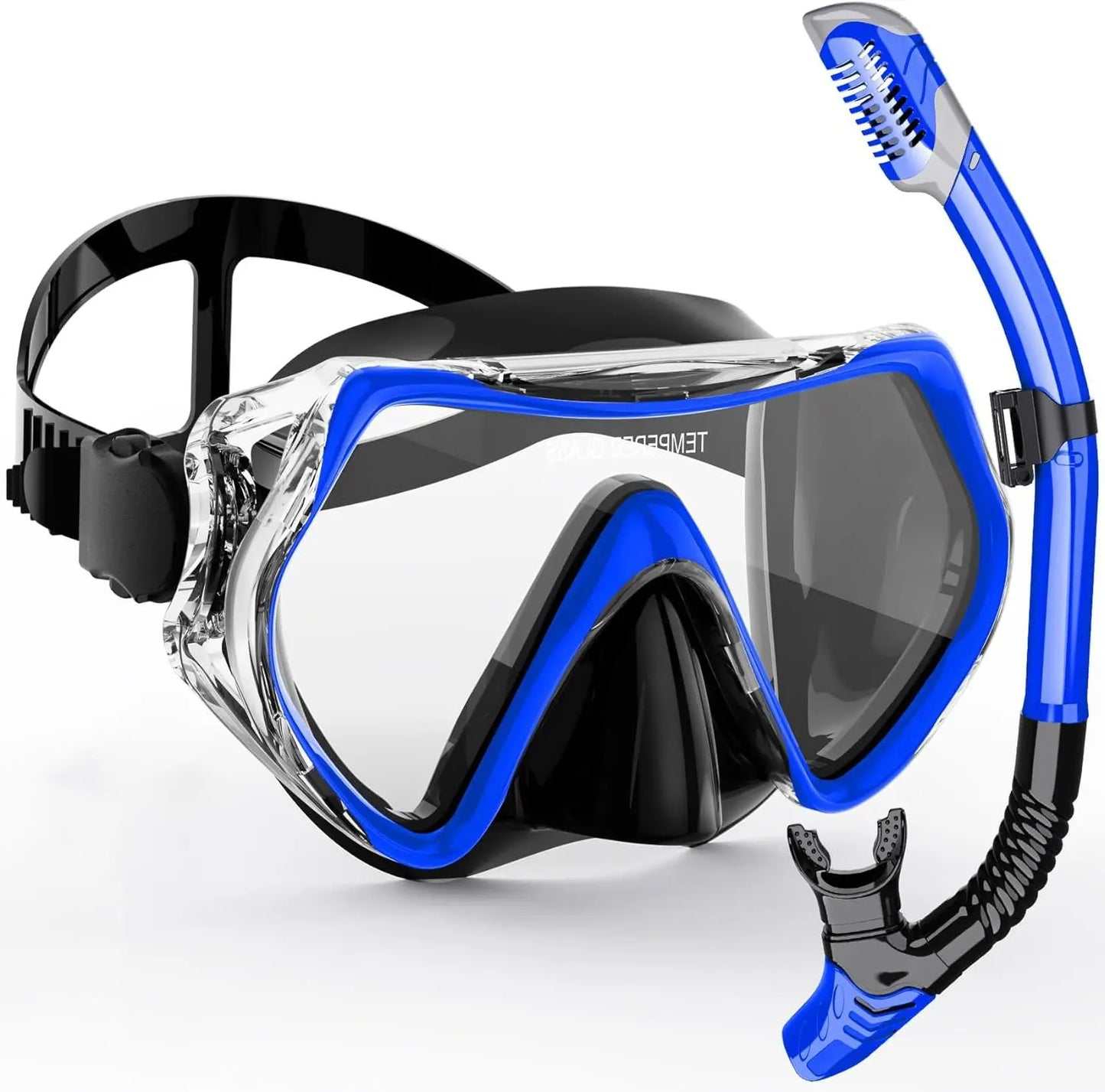 Crystal Clear Adult Snorkeling Mask Set