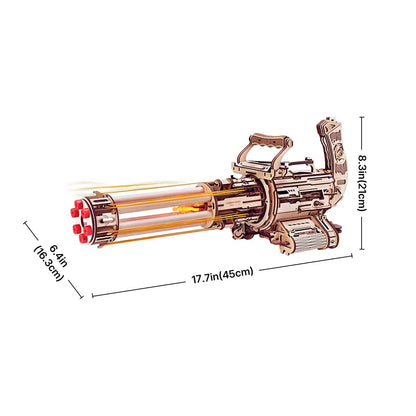 Quick Fire Kids Wooden Toy Gun