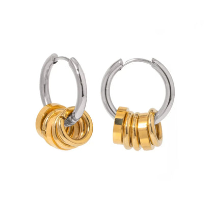 Dainty Twist Drop Spiral Earrings