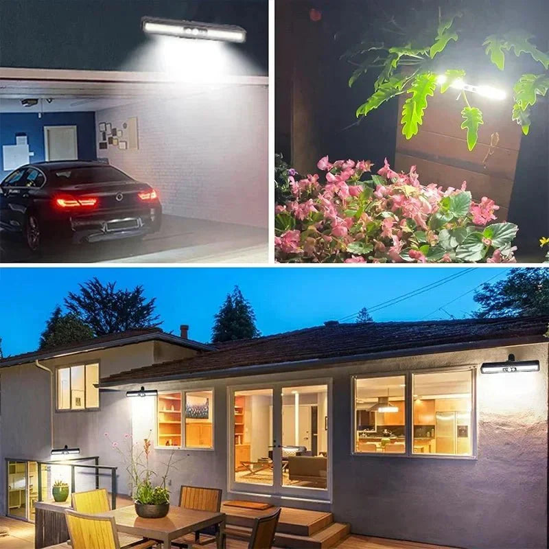 Bright Solar Powered Outdoor Lamp