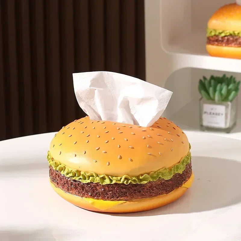 Colorful Burger Shaped Napkin Dispenser - Luxicro
