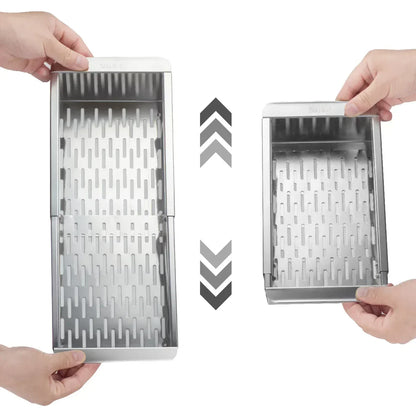 Compact Kitchen Stainless Steel Vegetable Colander Basket
