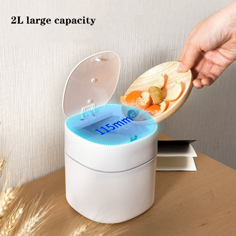 Compact Mini Office Trash Bin