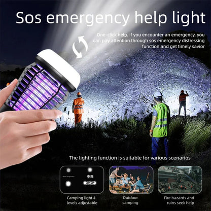 Compact Rechargeable Camp Light with Insect Repellent