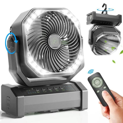 Compact Camping Rechargeable Mini Fan