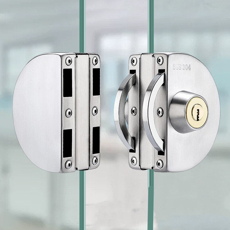 Secure Stainless Steel Sliding Glass Door Lock